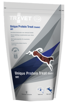 Trovet Unique Protein Treat URT met konijn hondensnack 125 g Trovet Unique Protein Treat URT met konijn hondensnack 125 g
