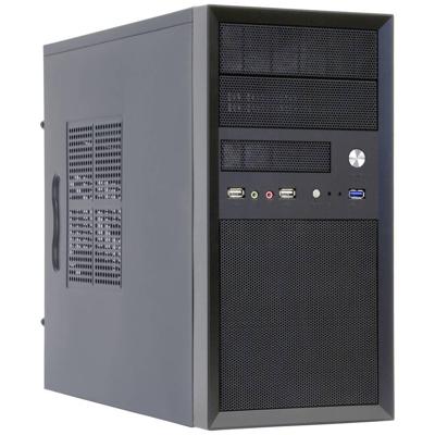 Chieftec Mesh Series CT-01B-350GPB Mini-tower PC-behuizing Zwart Chieftec Mesh Series CT-01B-350GPB Mini-tower PC-behuizing Zwart