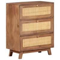 Dressoir 61x35x76 cm massief mangohout - thumbnail