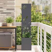 VidaXL Tuin privacy screen fretwerk antraciet 50 x 32 x 150 cm - thumbnail
