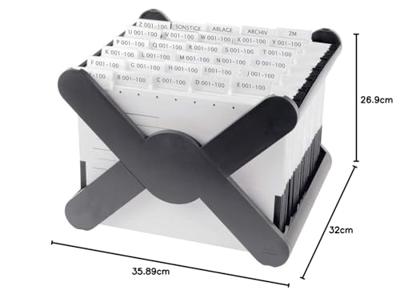 HAN X-CROSS 19071-13 Hangmappenstandaard Zwart 1 stuk(s) HAN X-CROSS 19071-13 Hangmappenstandaard Zwart 1 stuk(s)
