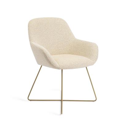 Jesper Home Kushi eetkamerstoel Trouty Tinge cross gold