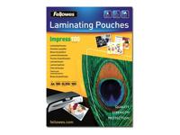Fellowes lamineerhoes Impress100 ft A4, 200 micron (2 x 100 micron), pak van 100 stuks - thumbnail