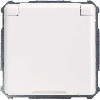 ELSO UP-stopcontact 205034 met klapdeksel 16A zuiver wit Meerdere kleuren 1 stuk(s) - thumbnail