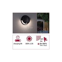 Paulmann Ronde solar wandlampHelena met sensor - 94265 - thumbnail