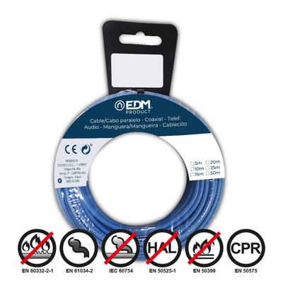 Kabel voor Parallele Interface EDM 28505 28505 Blauw 50 m - thumbnail