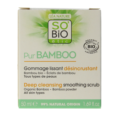 So Bio Etic Bamboo Deep cleansing smoothing scrub 50 Milliliter