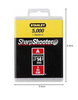 Stanley nietjes 4 mm type A 1000 stuks Stanley nietjes 4 mm type A 1000 stuks
