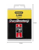 Stanley nietjes 4 mm type A 1000 stuks - thumbnail