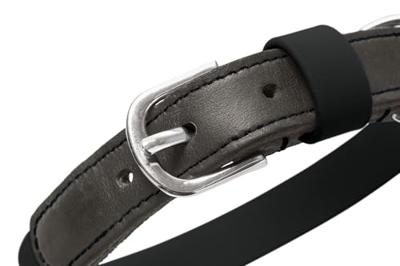 HUNTER Hondenhalsband Wolmar, zwart/grijs, Maat: 55 HUNTER Hondenhalsband Wolmar, zwart/grijs, Maat: 55