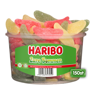 Haribo zure bommen (150 stuks)