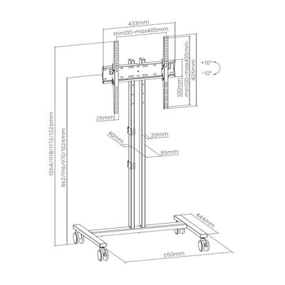 TV houder Aisens FT55TE-213 32"-55" 35 kg