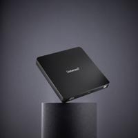 Intenso EOD 400D Slim Externe DVD-brander Retail Micro-USB 3.2 Gen 1 (USB 3.0) Zwart - thumbnail