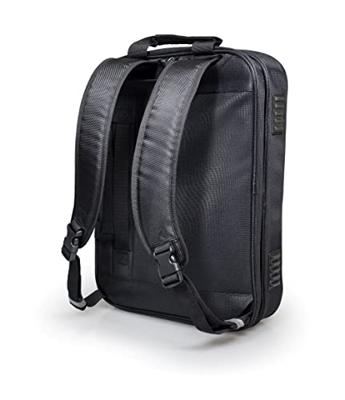 Messenger Bag - PORT Designs - MANHATTAN - Convertible Backpack - 15.6 inch - Zwart