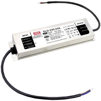 MEAN WELL ELG-240-24AB-3Y LED-driver Constante spanning 240 W 5 - 10 A 22.4 - 25.6 V/DC 3-in-1 dimmer, Montage op ontvlambare oppervlakken, Geschikt voor MEAN WELL ELG-240-24AB-3Y LED-driver Constante spanning 240 W 5 - 10 A 22.4 - 25.6 V/DC 3-in-1 dimmer, Montage op ontvlambare oppervlakken, Geschikt voor