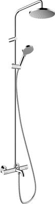Hansgrohe Showerpipe Vernis Blend 200 1 Jet Met Badthermostaat Chroom Hansgrohe Showerpipe Vernis Blend 200 1 Jet Met Badthermostaat Chroom