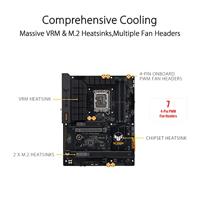 Asus TUF GAMING B760-PLUS WIFI D4 Moederbord Socket Intel LGA 1700 Vormfactor ATX Moederbord chipset Intel® B760 - thumbnail