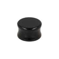 Plug Oorpiercing Obsidiaan Zwart (20 mm) - thumbnail