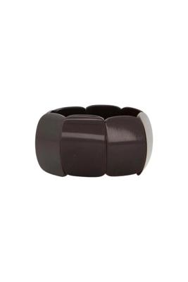 Zusss Brede Kralen Armband Chocoladebruin Zusss Brede Kralen Armband Chocoladebruin