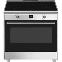 SMEG CG90CIXT Classici Esthetisch Fornuis met Inductie Kookplaat - 90 x 60 cm - thumbnail