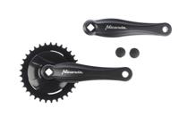Miranda Crankset Beta 1 3/32" + Disc 33T Zwart - thumbnail