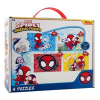 Speelgoedland Spidey 4 puzzels in set - thumbnail