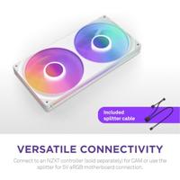 NZXT F240 RGB Core - White - thumbnail