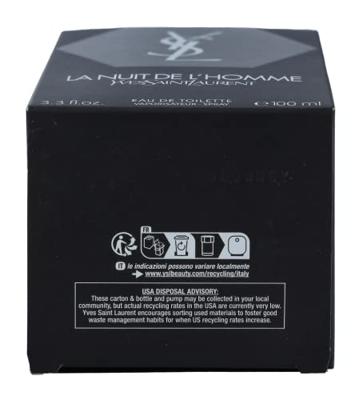 Yves Saint Laurent La Nuit de L'Homme Eau de Toilette 100ml