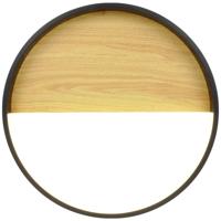 ECO-Light 9350 M WO VISTA LED-plafondlamp LED 32 W Hout, Zwart - thumbnail