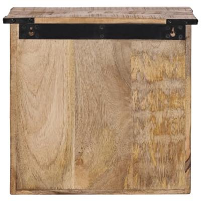 Nachtkastje 40x30x37 cm massief mangohout