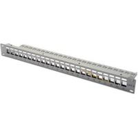 Digitus DN-91410 24 poorten Netwerkpatchpaneel 483 mm (19) Zonder connectoren 1 HE Meerdere kleuren Niet ingericht - thumbnail