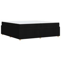 Bedframe Anders Zwart 200 x 200 cm Stof - thumbnail