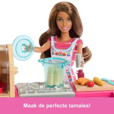 Barbie Family Teresa Pop Recept voor Vriendschap Keukenspeelset