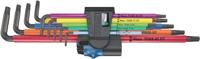 Wera inbussleutelset 967/9 tx xl multicolour hf 1 (9-delig, torx t8 tot t40) - thumbnail