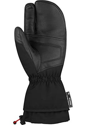 Reusch Down Spirit GTX Lobster 3 Vinger Handschoen Black/Silver 8,5