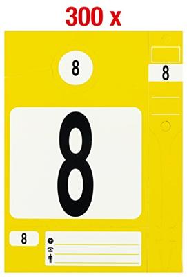 KS Tools 500.8017 Sleutelhanger Geel 300 stuk(s)