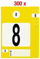 KS Tools 500.8017 Sleutelhanger Geel 300 stuk(s) - thumbnail