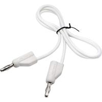 VOLTCRAFT MSB-300 Meetsnoer Banaanstekker 4 mm Banaanstekker 4 mm 0.75 m Wit 1 stuk(s) - thumbnail