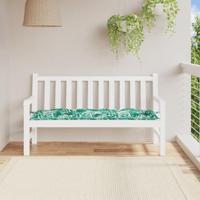 VidaXL Tuinbankkussen 150x50x7 cm oxford stof bladpatroon - thumbnail