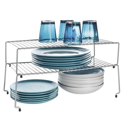 Metaltex Sky Ruimtewinner 2 Etages 47x23x26 cm Zilver