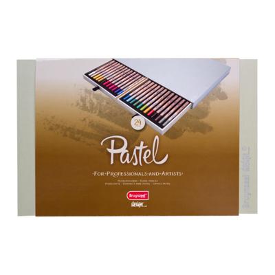 Pastelpotlood Bruynzeel Design met luxe bewaardoos set à 24 kleuren | 4 stuks