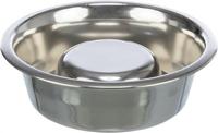 TRIXIE VOERBAK HOND SLOW FEEDING RVS 24 CM - thumbnail