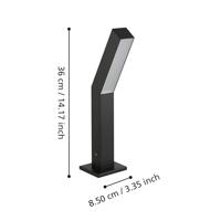Eglo Design staande lampUgento zwart 36cm - 900992 - thumbnail