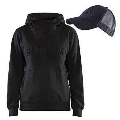 Blåkläder Dames hoodie 3D 35601158 | Zwart | Maat S - 7330509771471