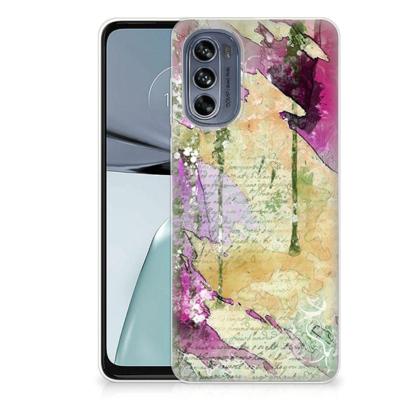 Smartphone hoesje Motorola Moto G62 5G Letter Painting Smartphone hoesje Motorola Moto G62 5G Letter Painting