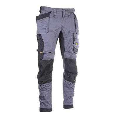 Snickers Workwear 6241 Stretch Werkbroek met holsterzakken grijs/zwart - maat 48