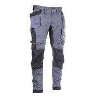 Snickers Workwear 6241 Stretch Werkbroek met holsterzakken grijs/zwart - maat 48 - thumbnail