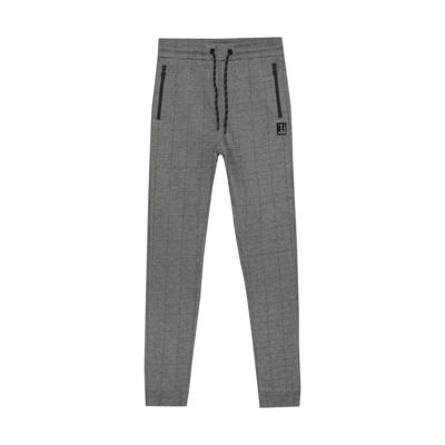 Indian Blue Jeans Winter joggingbroek jongens - grijs - geruit/zak met rits