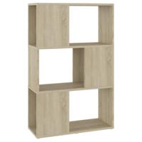 VidaXL Boekenkast/kamerscherm 60x24x94 cm bewerkt hout sonoma eiken - thumbnail