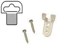 LED Lichtslang Bevestigingsclips (10 stuks) met schroeven - thumbnail